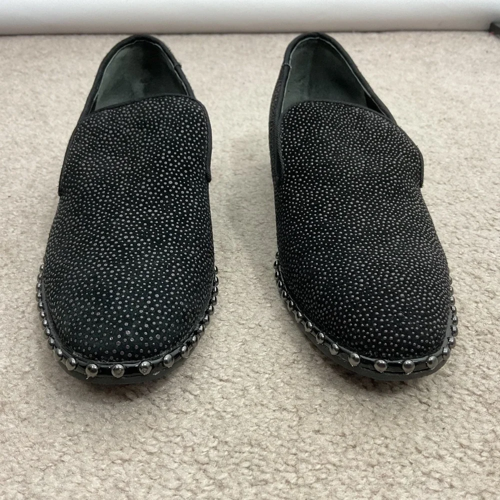 Adrianna Papell Leather Prince Studded Embellished Loafers Dress‎ Shoes 6.5M